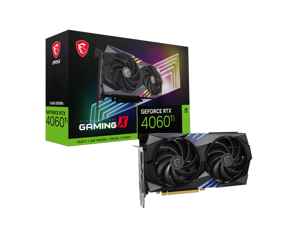 Видеокарта MSI GeForce RTX 4060 Ti Gaming X 16G 16Gb Black - ForteMarket Видеокарта MSI GeForce RTX 4060 Ti Gaming X 16G 16Gb Black купить,0