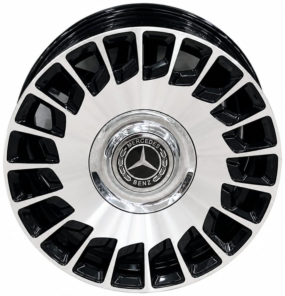 2BE HRW019-X 7.5x17/5x112 D66.6 ET35 4 диска черный, серебристый купить,NaN