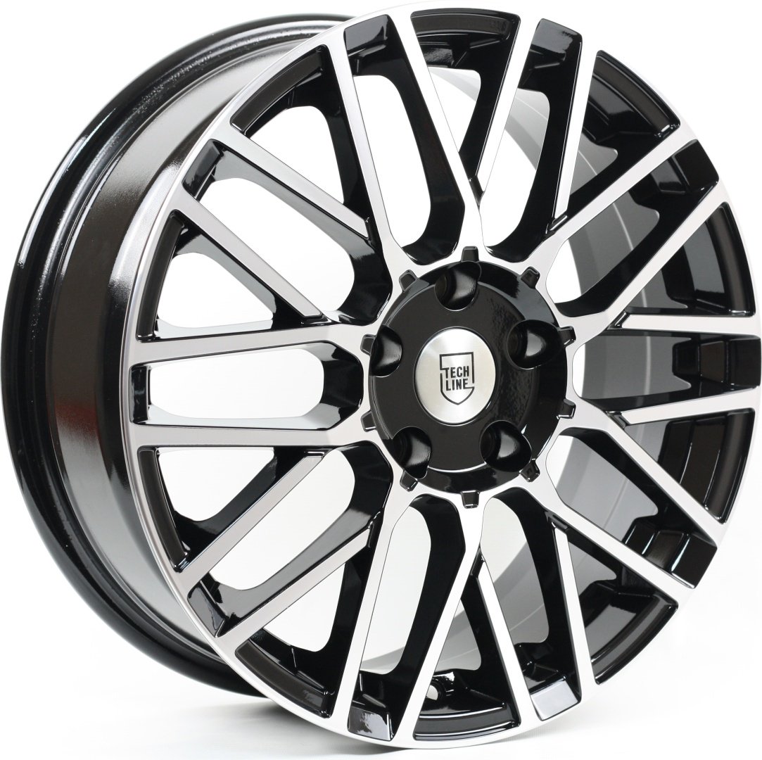 Tech-Line Tech-Line 739 6.5x17/5x114.3 D67.1 ET46 4 диска черный, серебристый купить,NaN