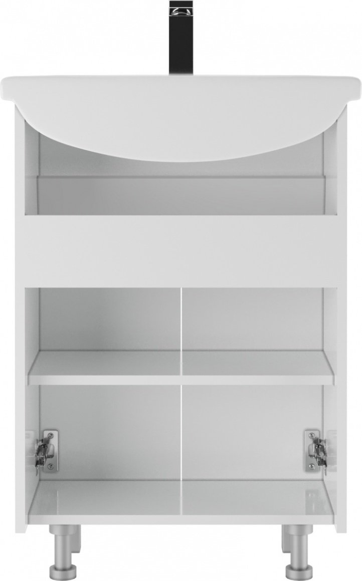 Тумба с раковиной KABINKA.KZ Адай, 55x82x30.1 см, белый