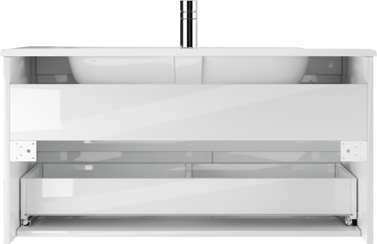 Тумба с раковиной KABINKA.KZ Stella 100 В2, 98.4x50x50.8 см, белый