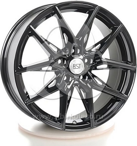 RST R218 BL 60.1 7.5x18/5x108 D60.1 ET47 4 диска черный, серебристый, графит купить,NaN