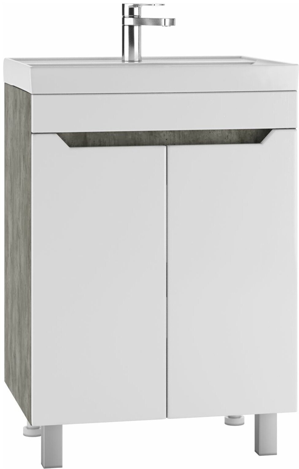 Тумба с раковиной Kabinka.kz Мечта 60 DM2332T 57.5x69x43.5см белый купить,NaN