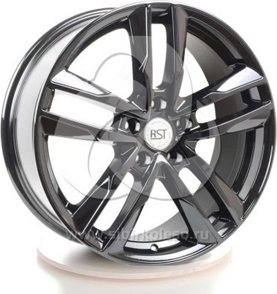 RST R089 BL 65.1 7x19/5x108 D65.1 ET36 4 диска черный, серебристый, графит купить,NaN