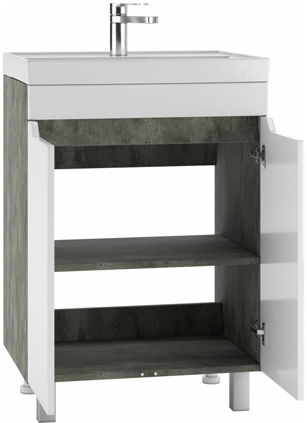 Тумба с раковиной Kabinka.kz Мечта 60 DM2332T 57.5x69x43.5см белый купить,NaN