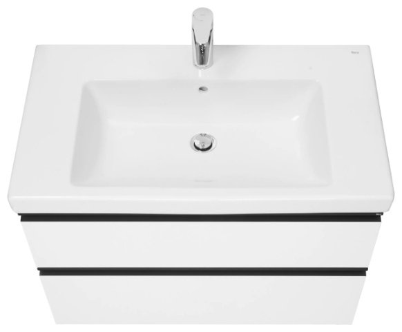 Тумба с раковиной KABINKA.KZ Domi 136722738, 80x86.5x46.1 см, белый