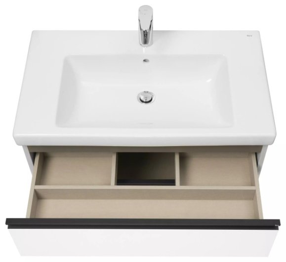 Тумба с раковиной KABINKA.KZ Domi 136722738, 80x86.5x46.1 см, белый