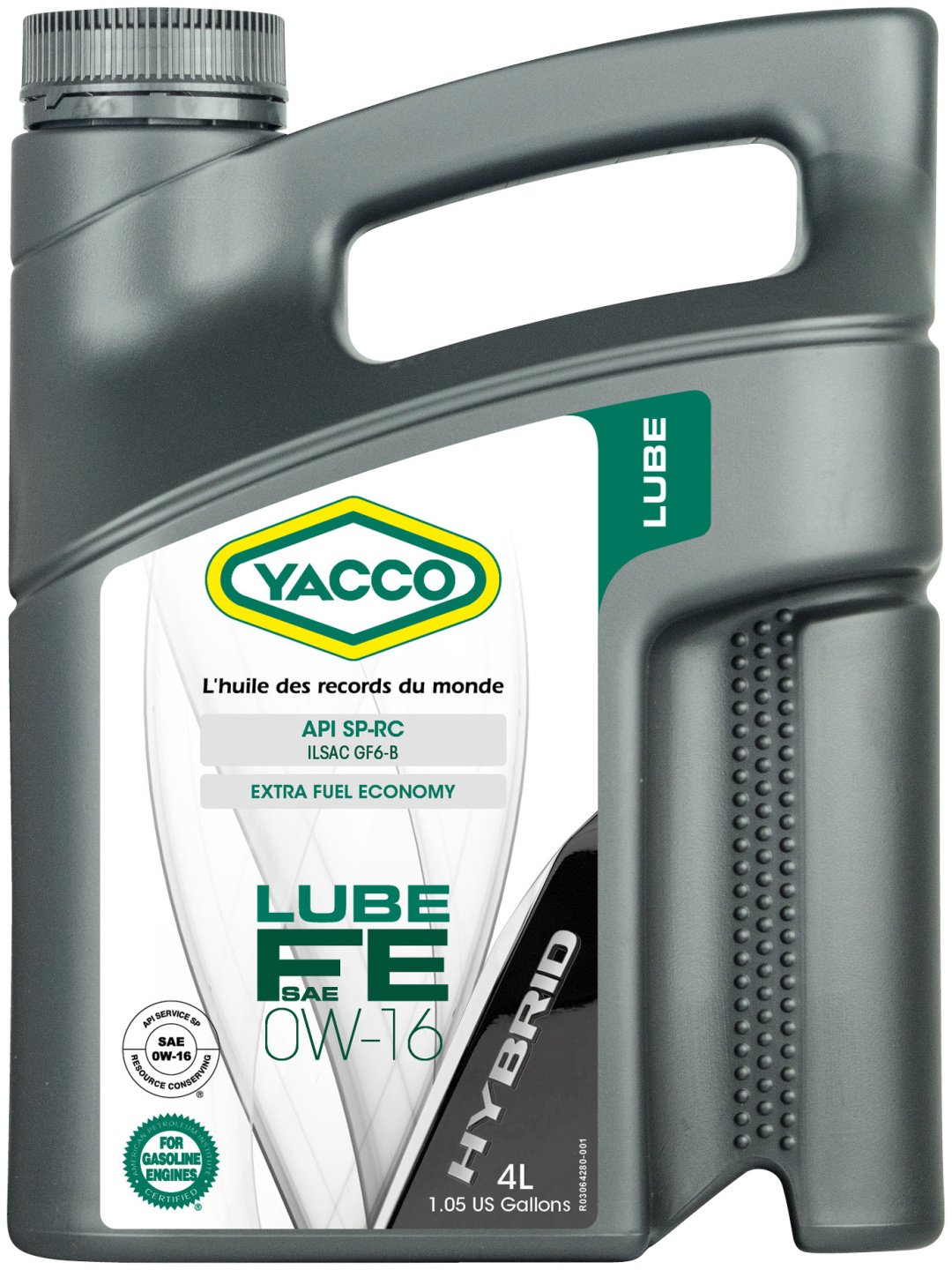 Моторное масло Синтетическое Yacco LUBE FE 0W-16 4 л купить,NaN