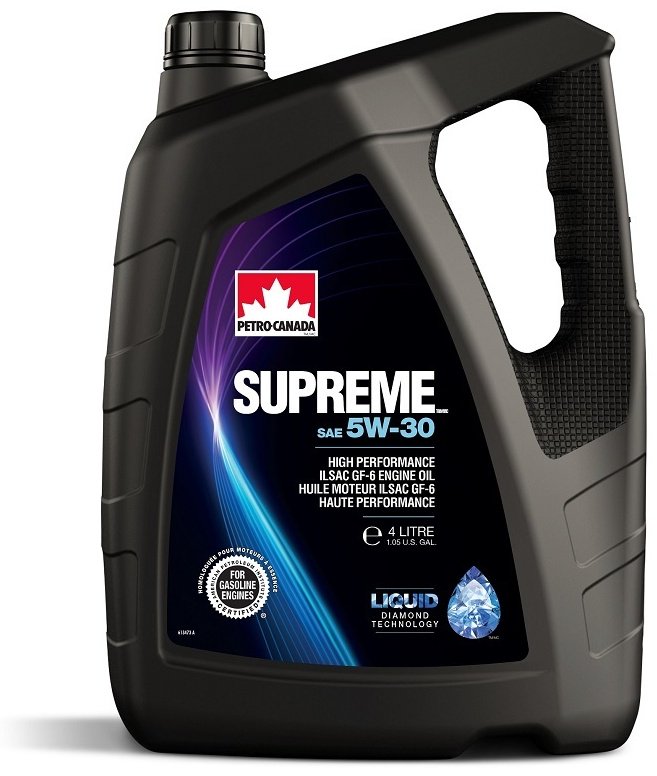 Моторное масло Полусинтетическое Petro-Canada Supreme 5W-30 4 л купить,NaN