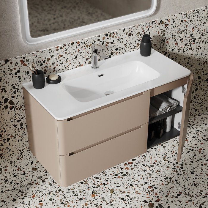 Тумба с раковиной IDDIS Edifice EDI10C0i95K/0108000i28 , 100x50x46.2 см, светло-коричневый - ForteMarket Тумба с раковиной IDDIS Edifice EDI10C0i95K/0108000i28 , 100x50x46.2 см, светло-коричневый купить,NaN