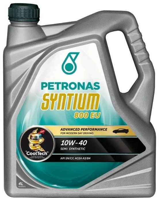 Моторное масло Полусинтетическое Petronas Syntium 10W-40 4 л купить,NaN