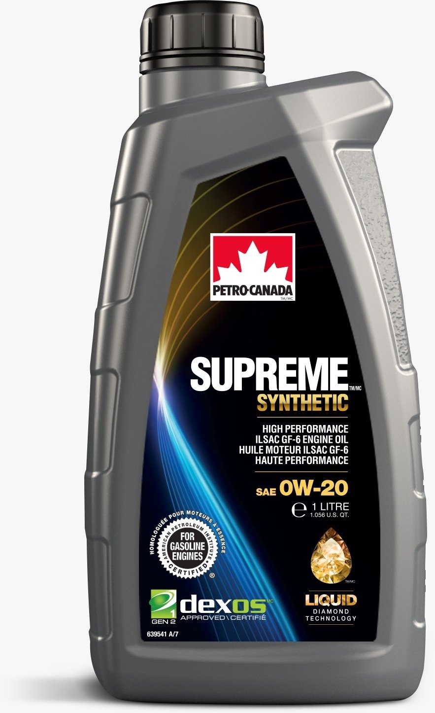 Моторное масло Синтетическое Petro-Canada Supreme 0W-20 1 л купить,NaN