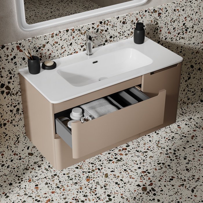 Тумба с раковиной IDDIS Edifice EDI10C0i95K/0108000i28 , 100x50x46.2 см, светло-коричневый - ForteMarket Тумба с раковиной IDDIS Edifice EDI10C0i95K/0108000i28 , 100x50x46.2 см, светло-коричневый купить,NaN