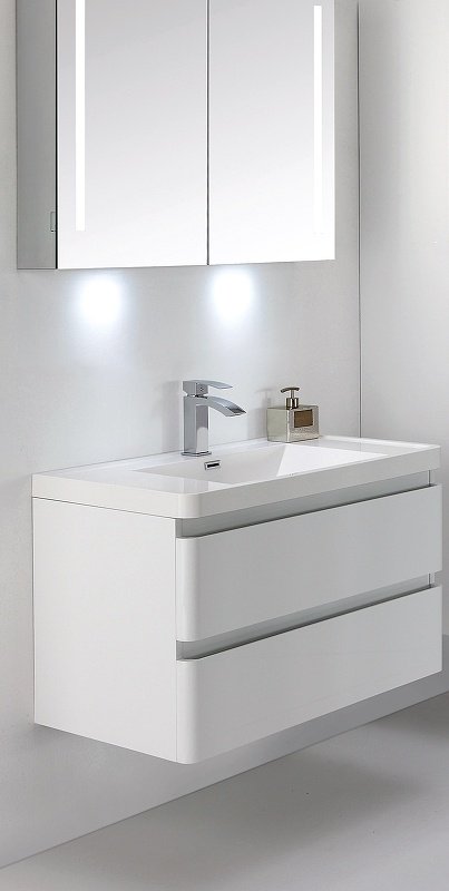 Тумба с раковиной Gucci60, 60x55x42 см, белый