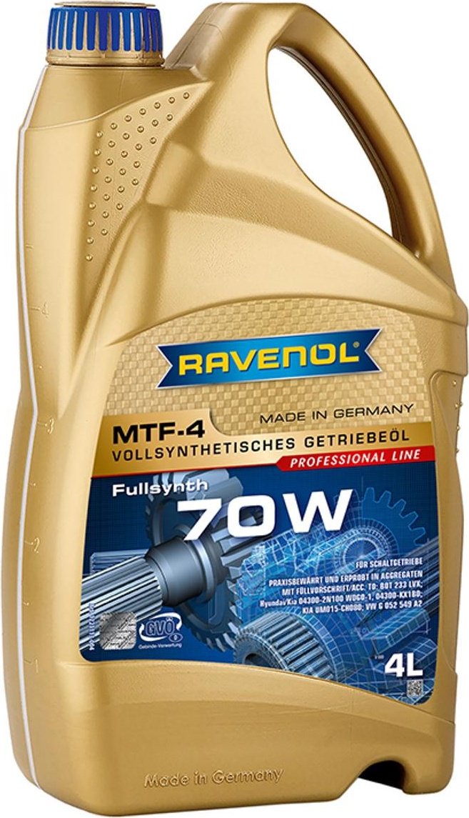 Масло синтетическое RAVENOL MTF-4 70W 4 л купить,NaN