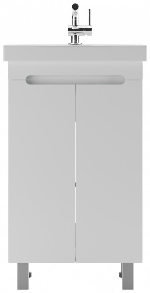 Тумба с раковиной KABINKA.KZ Адай, 47x72.1x38 см, белый