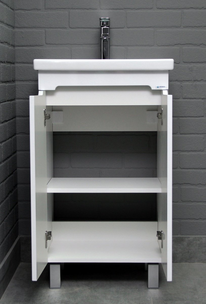 Тумба с раковиной KABINKA.KZ Адай, 47x72.1x38 см, белый