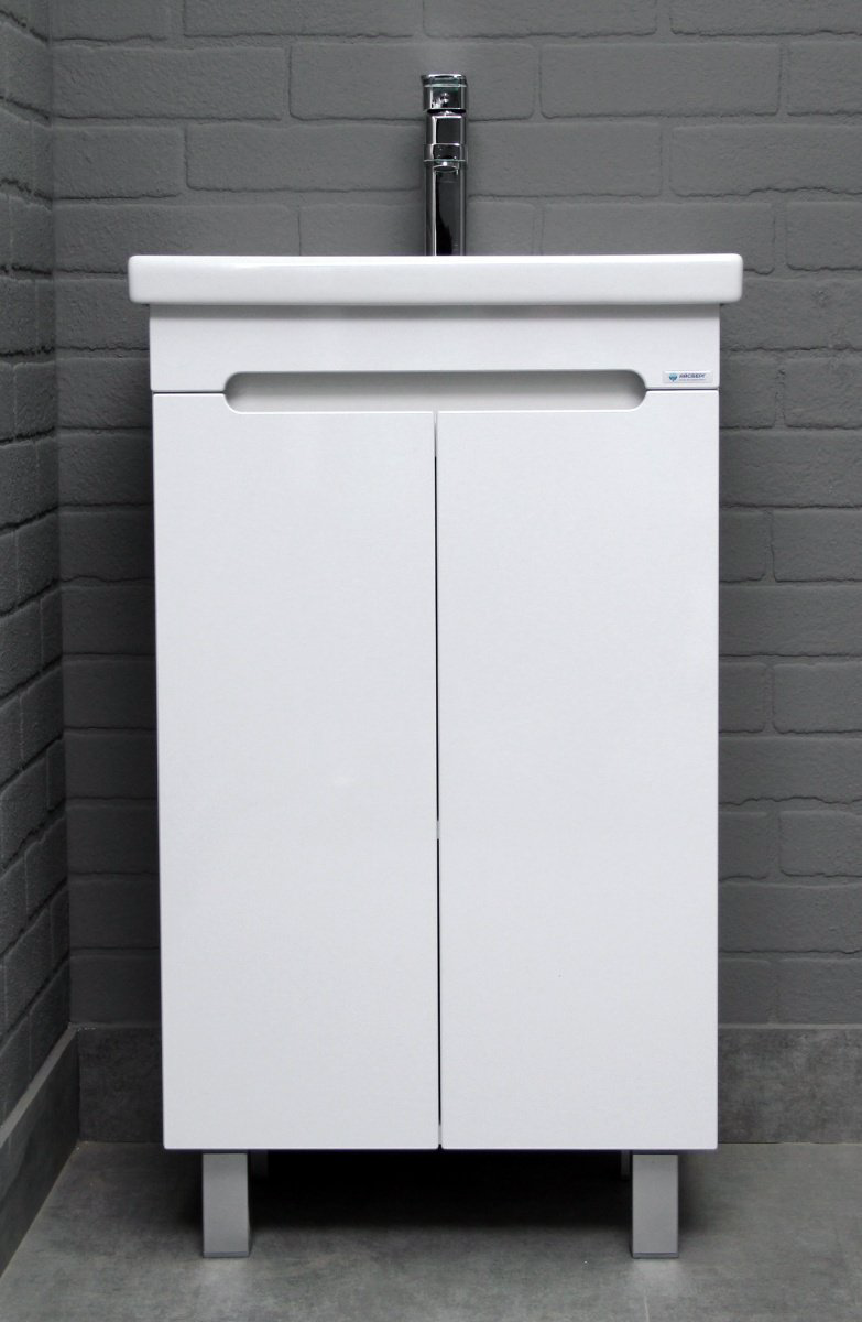 Тумба с раковиной Kabinka.kz Адай 47x72.1x38см белый купить,NaN