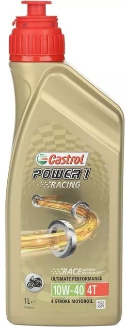 Моторное масло Полусинтетическое Castrol 4T 10W40 Power 1 10W-40 1 л купить,NaN