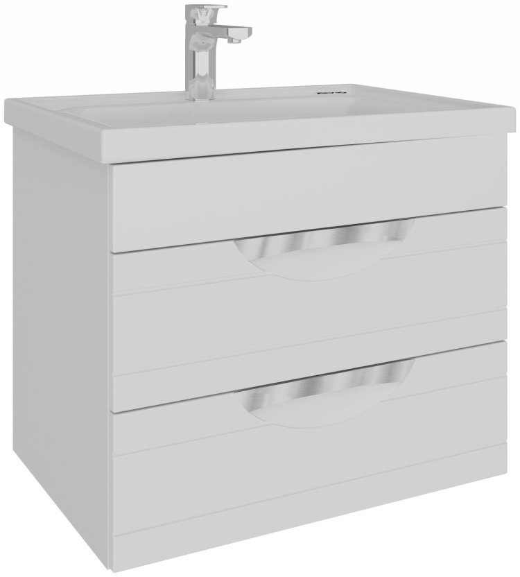 Тумба с раковиной AVK Вероника ТН2Я600 60x52x40см белый купить,NaN