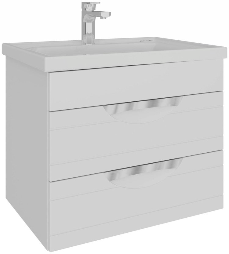 Тумба с раковиной AVK Вероника ТН2Я600 60x52x40см белый купить,NaN