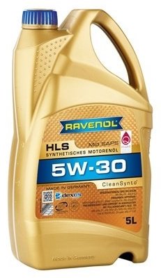Моторное масло Синтетическое RAVENOL HLS 5W-30 5 л купить,NaN