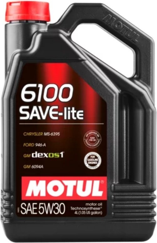 Моторное масло Синтетическое Motul 6100 SAVE-lite 0W-20 4 л купить,NaN