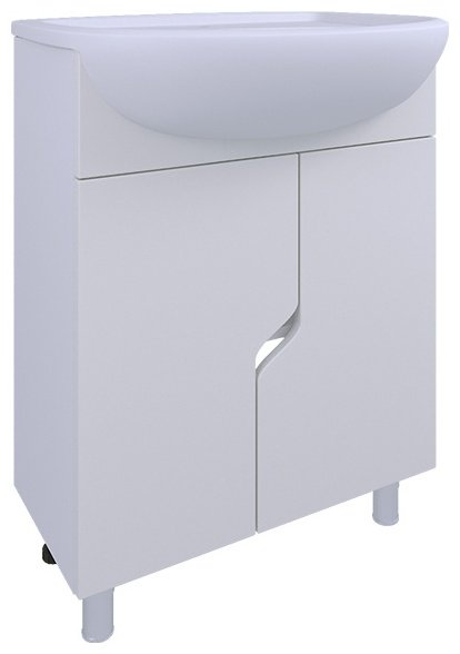 Тумба с раковиной AVK Азалия 60x70x45см белый купить,NaN