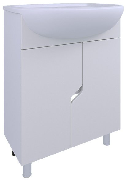 Тумба с раковиной AVK Азалия 60x70x45см белый купить,NaN