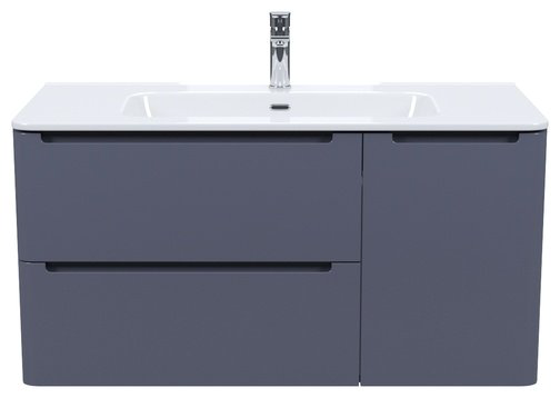 Тумба с раковиной IDDIS Edifice EDI10D0i95K / 0101000i28 , 100x50x46.2 см, темно-серый купить,NaN