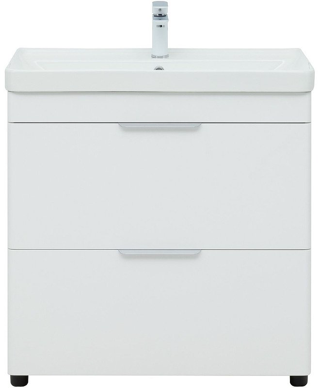 Тумба с раковиной Kabinka.kz Ирис 80 310154 79.4x77.2x45.7см белый купить,NaN