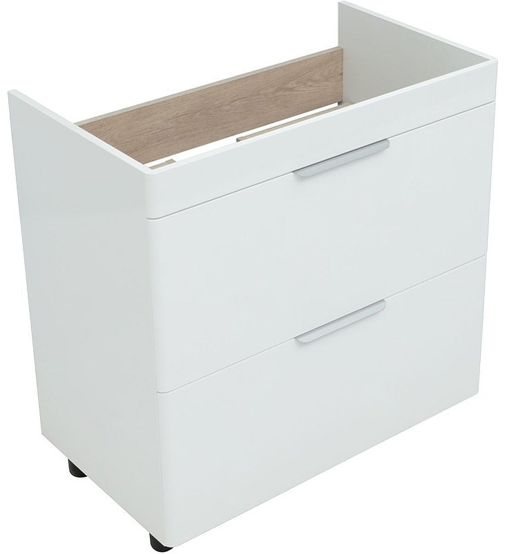 Тумба с раковиной KABINKA.KZ Ирис 80 310154, 79.4x77.2x45.7 см, белый