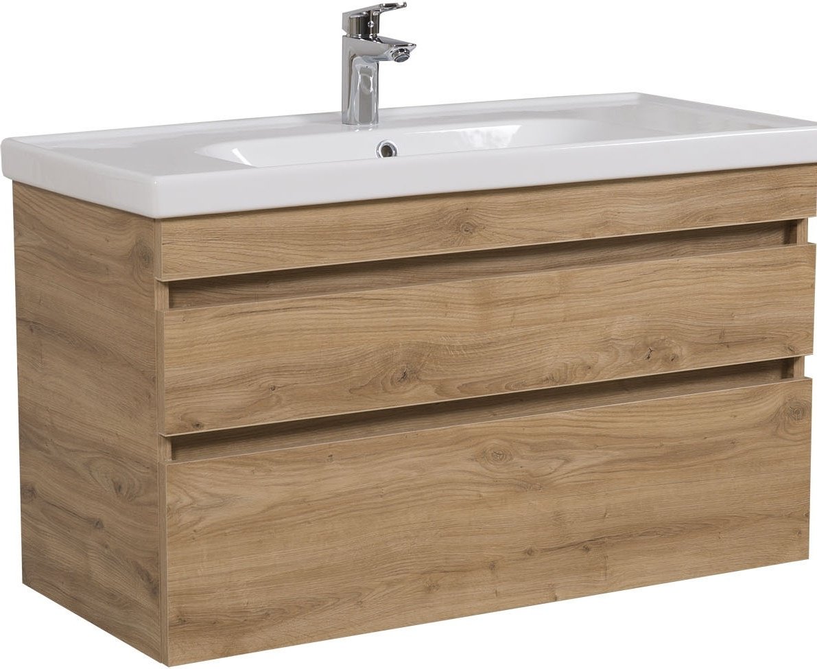 Тумба с раковиной AQUARODOS Vintag, 100x58x42 см, коричневый