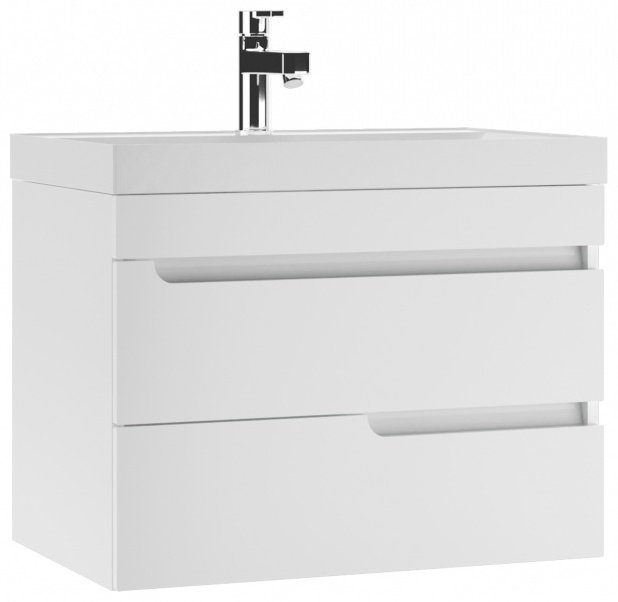 Тумба с раковиной KABINKA.KZ Адай, 69x50x42.9 см, белый