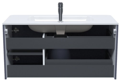 Тумба с раковиной IDDIS Edifice EDI10D0i95K / 0101000i28 , 100x50x46.2 см, темно-серый купить,NaN