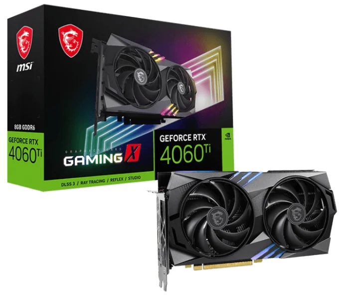 Видеокарта MSI GeForce RTX 4060 Ti Gaming X 8Gb Black - ForteMarket Видеокарта MSI GeForce RTX 4060 Ti Gaming X 8Gb Black купить,0