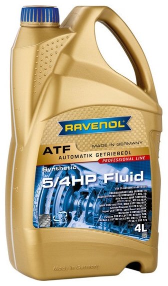 Масло синтетическое RAVENOL ATF 5/4HP Fluid 4 л купить,NaN