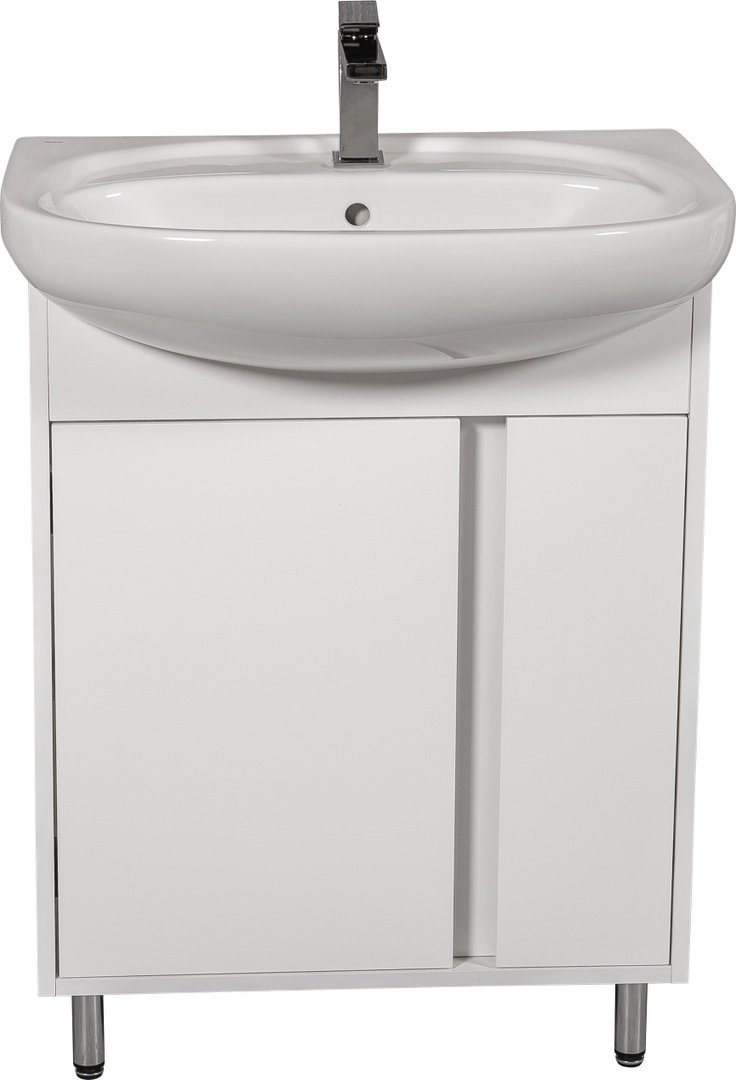 Тумба с раковиной AQUARODOS TERRA 65, 65x85x45см, белый купить,NaN