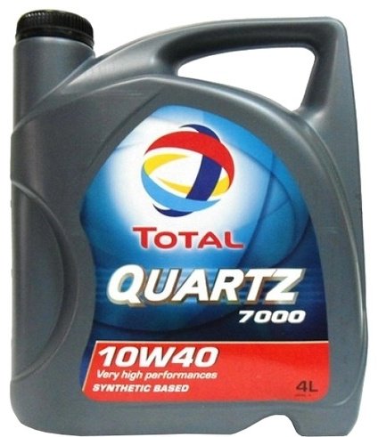 Моторное масло Полусинтетическое Total Quartz 7000 10W-40 4 л купить,NaN