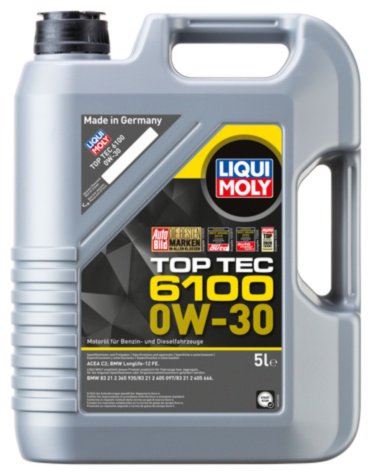 Моторное масло Синтетическое LIQUI MOLY Top Tec 6100 0W-30 0W-30 5 л купить,NaN