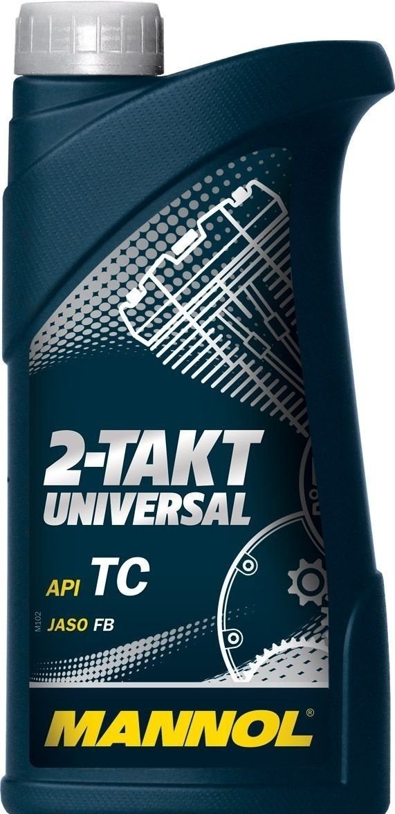 Моторное масло Синтетическое Mannol 2-Takt Universal 0W-15 1 л купить,NaN