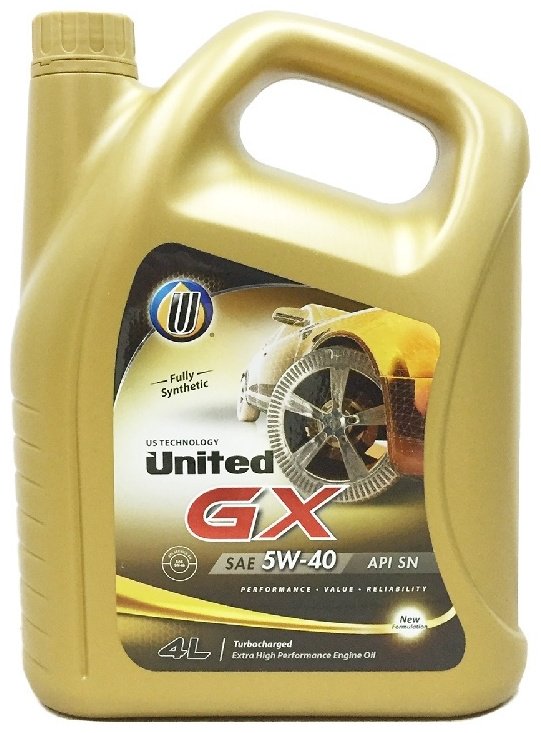 Моторное масло Синтетическое United Oil Motor Oil 5W-40 4 л купить,NaN