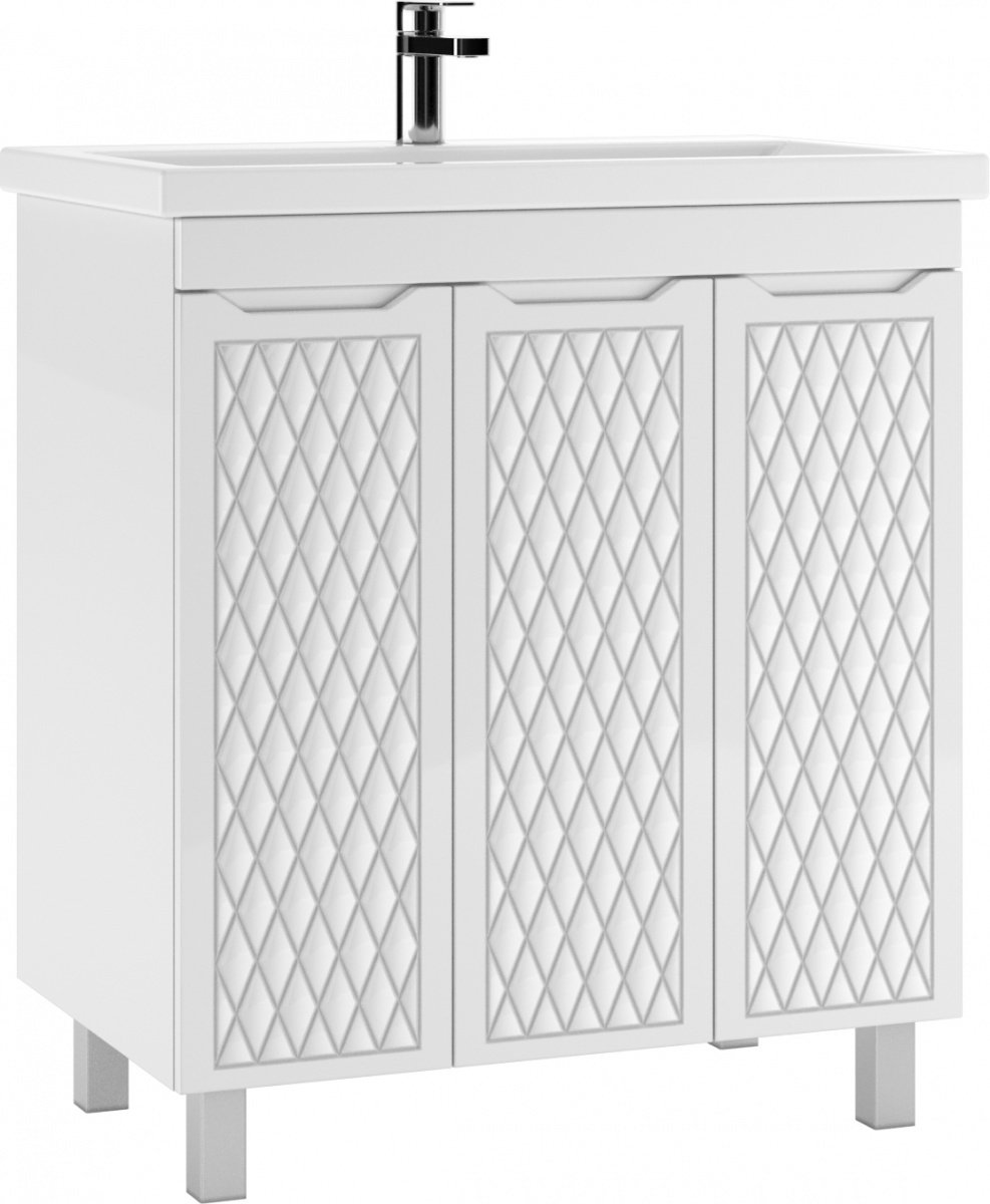 Тумба с раковиной KABINKA.KZ Байтерек, 72.6x82x47 см, белый