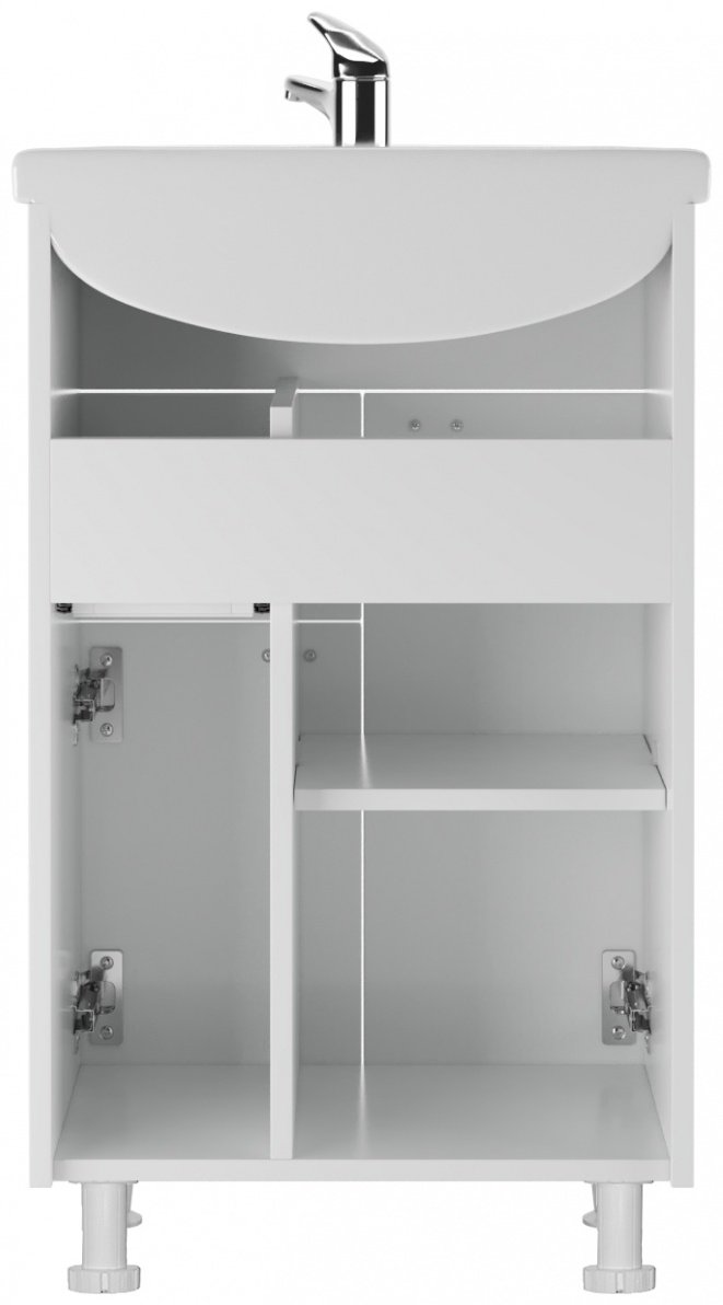 Тумба с раковиной KABINKA.KZ &#34;Уют 50 Классик&#34;, 48.6x82x30.1 см, белый