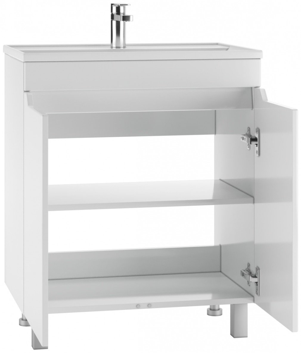 Тумба с раковиной Kabinka.kz DM2323T 67x78.9x44.4см белый купить,NaN