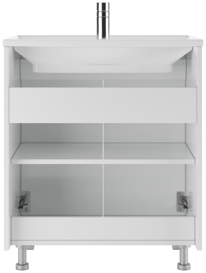 Тумба с раковиной Kabinka.kz DM2323T 67x78.9x44.4см белый купить,NaN