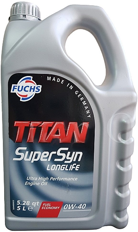Моторное масло Синтетическое TITAN SuperSyn Long Life 0W-40 5 л купить,NaN