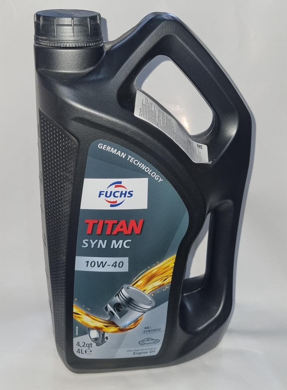 Моторное масло Полусинтетическое FUCHS TITAN SYN MC 10W-40 4 л купить,NaN
