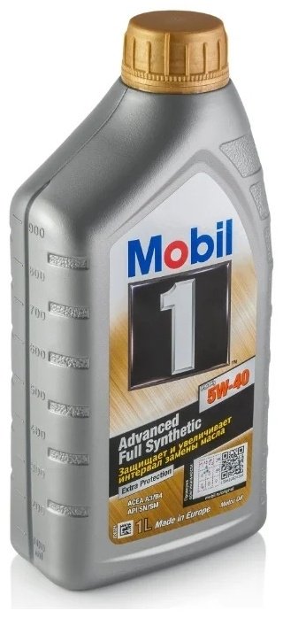 Моторное масло Синтетическое MOBIL Advanced Full Synthetic Extra Protection 5W-40 1 л купить,NaN