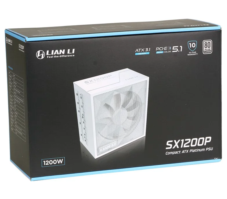 Блок питания Lian Li SX1200P G9P.SX1200P.W000.EU 1200W White купить,86990